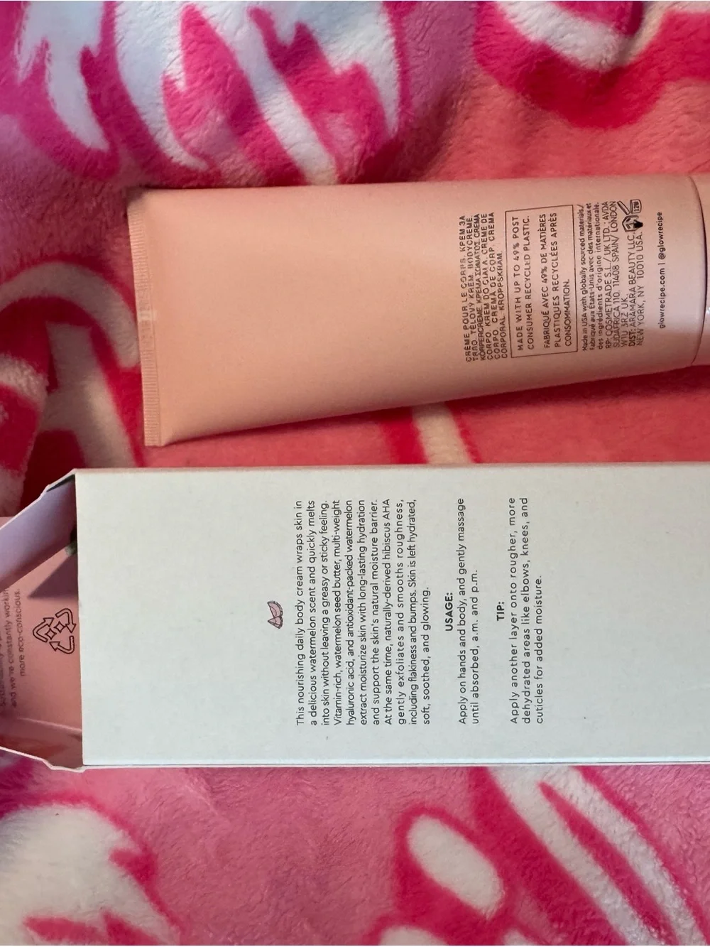 Glow Recipe Watermelon Glow Pink Dream Body Cream - New Sealed